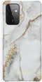 Selencia Hoesje Geschikt voor Samsung Galaxy A72 Hoesje - Selencia Maya Fashion Backcover - grijs