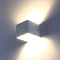 Ledwandlampen voor binnen - up-down - wit, hoogwaardig aluminium - 7 W, energieklasse A+ - 2700 K -
