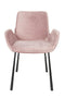 Zuiver Brit Armstoel - Velvet - Roze - Set van 2