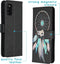 iMoshion Hoesje Geschikt voor Samsung Galaxy A41 Hoesje Met Pasjeshouder - iMoshion Design Softcase Bookcase - Zwart / Meerkleurig / Dreamcatcher