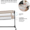Kinderkraft NESTE UP 2 - Co-sleeper - Hoogte verstelbaar - Inclusief matras - Beige