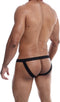 Mob Body-suspensory - Erotisch Heren Ondergoed - Met Das En Strikje - Zwart - L/xl