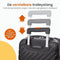 Goliving Handbagage Koffer - Trolley - 53 x 35 x 23 cm - Lichtgewicht - TSA Slot - (3 kleuren)