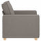 Sofa Stoel Taupe 60 cm Stof