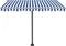 vidaXL - Luifel - automatisch - met - LED - en - windsensor - 350x250 - cm - blauw - wit