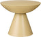 Mica Decorations Celise - Bijzettafel - H44 x Ø59 cm - Metaal - Beige