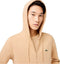 Lacoste Fleece Hoodie - Rits - Gevoerde Capuchon Kangoeroezak - Croissant