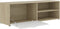 vidaXL - Tv-meubel - 120x34x37 - cm - bewerkt - hout - wit - en - sonoma - eikenkleurig