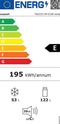 Exquisit KGC231-60-010EW - Koelvriescombinatie - 175 Liter - 4* Vriesgedeelte - 39dB - Wit