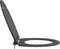 vidaXL - Snelle - Afneembare - Toiletbril - met - Softclose - Duroplast - Antra