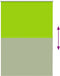 vidaXL - Rolgordijn - verduisterend - 95x150cm - stofbreedte - 90,7 - cm - polyester
