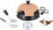 Emerio PO-115985 - 4 persoons - Handgemaakte terracotta koepel - 4 Geïsoleerde bak spatels - RVS bakplaat - Cool touch
