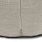Riviera Maison Poef Beige, Kruk, Voetenbank, Rond - Falcone Stool - Linnen, hout - (ØxH) 72x41.0