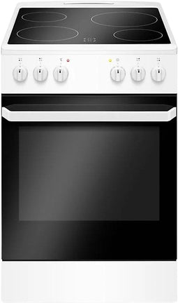 OK. OFC 12321-1 A - Fornuis - Elektrisch - 3-fasen (Perilex) - 4 kookzones - breedte 49.5 cm