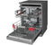 BAUKNECHT || Vrijstaand || Vaatwasser || ActiveDry || RVS || 41dB || MultiZone || OBFC Ecosilent 976