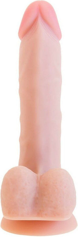 Realistische Dildo S Pleasures Beige Siliconen (18 cm)