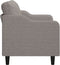 vidaXL - Tweezitsbank - 140 - cm - stof - taupe