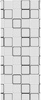 vidaXL - Doucherolgordijn - 100x240 - cm - stofbreedte - 96 - cm