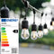SHINE - LED Lichtsnoer buiten - 15 meter - Zonne-energie - Waterdicht - Afstandsbediening