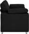 vidaXL - Loveseat - Sofa - Zwart - 140 - cm - Stof