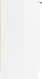 vidaXL - Schoenenkast - 59x35x70 - cm - bewerkt - hout - hoogglans - grijs