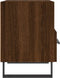 vidaXL - Nachtkastje - 40x35x47,5 - cm - bewerkt - hout - bruin - eikenkleur