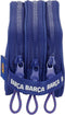 Pennenetui met 2 vakken F.C. Barcelona Rood Marineblauw 21 x 8.5 x 7 cm