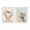 Schilderij DKD Home Decor Kop (55 x 2,5 x 70 cm) (2 Stuks)