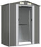 vidaXL - Tuinschuur - 192x108x223 - cm - gegalvaniseerd - staal - lichtgrijs