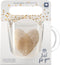Leonardo - Geschenkverpakking Glas 400 ml - Vingerafdruk hart