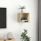 vidaXL - Wandkast - 37x37x37 - cm - spaanplaat - sonoma - eikenkleurig