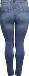 ONLY CARMAKOMA CARLAOLA LIFE HW SK JNS BB AZG809 - Skinny high waisted jeans - Licht blauw (maat 3242)
