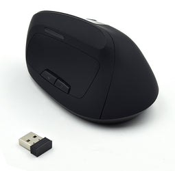 Ewent EW3158 - Draadloze Ergonomische Muis - 5 knoppen 1600 DPI