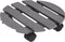 vidaXL - Plantentrolleys - 4 - st - Ø30x7,5 - cm - HKC - grijs