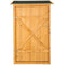TecTake - Houten tuinkast Taman - Vlak dak - Afm. 75 x 56 x 118 cm - 404565