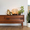 Atmooz - Tafellamp Unami - E27 - Slaapkamer / Woonkamer - Sfeerlamp Industrieel - Glazen kap + metalen schotel - Hoogte 30cm