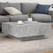 vidaXL - Salontafel - met - LED-verlichting - 80x80x31 - cm - betongrijs