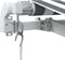vidaXL - Luifel - handmatig - uittrekbaar - 300x250 - cm - antraciet - en - wit