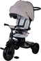 Qplay Driewieler Prime 4 in 1 - Jongens en Meisjes - Grijs