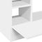 vidaXL - Wandbureau - 105x48x75 - cm - bewerkt - hout - wit