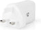 Nedis WCPD20W102WTUK - USB-C Wandlader - 20W Power Delivery - Wit
