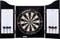 Longfield PRO 501 Houten Dartkabinet met Dartbord + 6 Pijlen Zwart