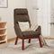 vidaXL Relaxstoel stof taupe