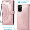 iMoshion Hoesje Geschikt voor Xiaomi Redmi Note 10 (4G) Hoesje Met Pasjeshouder - iMoshion Mandala Bookcase - Rosé Goud