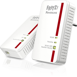 AVM FRITZ!Powerline 1240E - WiFi Set - Powerline 1.2Gbps en Wi-Fi max 300Mbps (2 stuks)