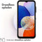 iMoshion Hoesje Geschikt voor Samsung Galaxy A15 (4G) / A15 (5G) Hoesje Shockproof - iMoshion Rugged Hybrid Carbon Case - zwart