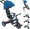 Globber Explorer Trike - Driewieler 4in1 met duwstang - Blauw