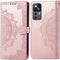 iMoshion Hoesje Geschikt voor Xiaomi 12T Pro / 12T Hoesje Met Pasjeshouder - iMoshion Mandala Bookcase - Rosé Goud