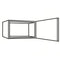 Optifit Klassik60 - Afzuigkapkast 35,2(h) x 60(b) x 34,6(d) cm - Wit