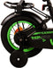 Volare Thombike Kinderfiets - Jongensfiets - 12 inch - Afneembare zijwieltjes - Zwart Groen